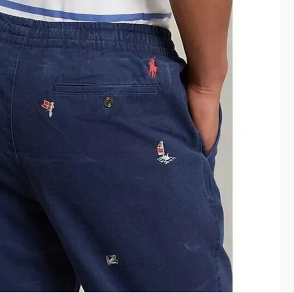 NWT Men's Ralph Lauren Polo Prepster Classic-fit Chinos with Embroidery - Picture 12 of 14